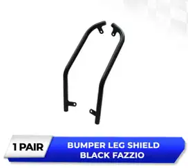 Yamaha Fazzio Bumper Leg Shield Black Asli Genuine Part