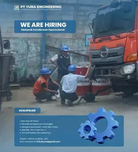 Lowongan Kerja Asisten Koordinator Kendaraan Operasional