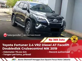 [ GARANSI 1TH ] Toyota Fortuner 2.4 VRZ Diesel AT Facelift 2019/2020