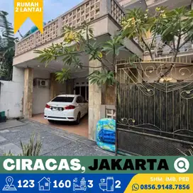 Rumah dijual Murah Hook 2Lt Ciracas Jakarta Timur 9 menit Tol Jagorawi