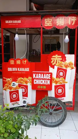 Gerobak Kaarage Chicken Tanpa lubang selang regulator gas