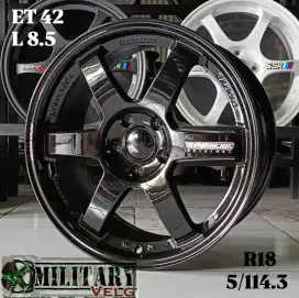 Volkrays TE37 OG R18 Blackglossy