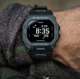 JAM TANGAN PRIA CASIO G-SHOCK ORIGINAL GBD-200-1 HITAM GARANSI 2 TAHUN