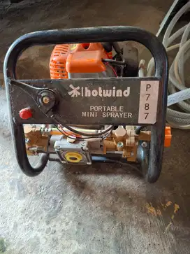 Dijual mesin cuci mini sprayer merk Hotwind, kondisi bagus dan lengkap