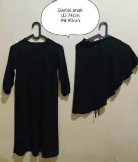 Gamis anak size 6-8th