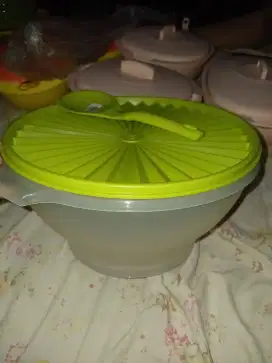Tupperware Large Rice Bowl with Spoon (wadah nasi)