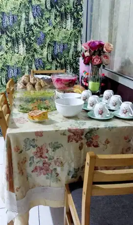 Meja makan minimalis kursi 4 murah