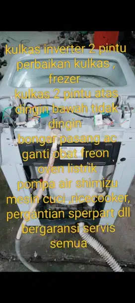 kulkas inverter 2 pintu
perbaikan kulkas  frezer 
kulkas 2 pintu a