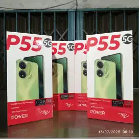Itel P55 5G 6/128 GB Baru Garansi resmi