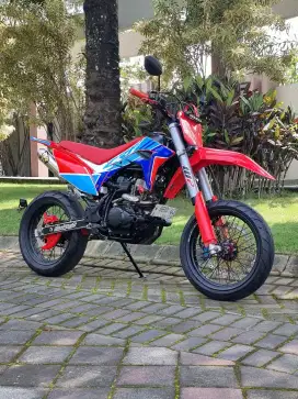 Honda CRF 150L thn 2018 Full Modif Part Ori Tersimpan Rapi Koko Motor
