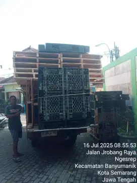 Palet kayu palet plastik Ayah palet