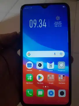 Jual oppo A7 ram 4/64 normal sekali enak pakainya batre awet bgt