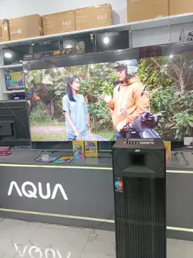 LED TV AQUA 85 AQT85S800UX DP 0 Bisa cicilan syarat cukup KTP!!