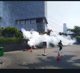 Fogging asap,coldfog  dan spraying kecoa