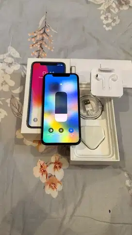 Dijual Iphone X Grey 256GB Lengkap Terdaftar