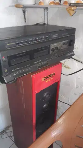 Jual audio merk panasonic dan sepeker suara bas jhosss