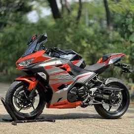 KAWASAKI NEW NINJA 250 FI ABS MDP ORANGE 2018 KM 800 PERAK PAJAK HIDUP