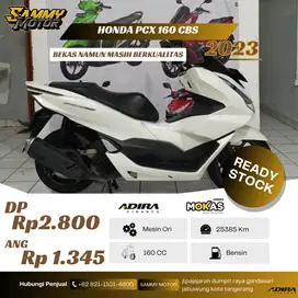KTP DAERAH BISA DI BANTU CASH/CREDIT PCX 160 CBS 2023 LIKE NEW
