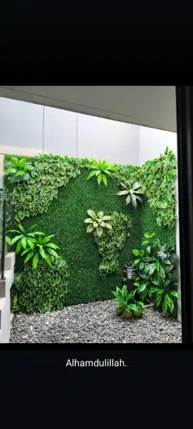 Dekorasi dinding vertikal garden