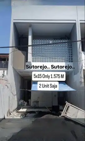 dijual rumah baru sutorejo siap huni
