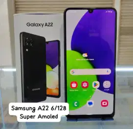 Samsung A22 6/128 Super Amoled Fullset Resmi Indonesia