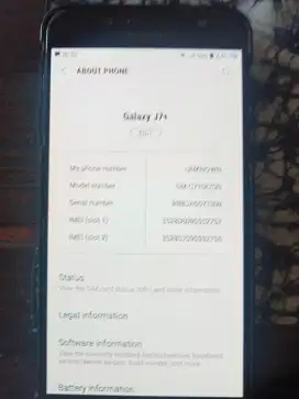 Samsung J7 plus full set