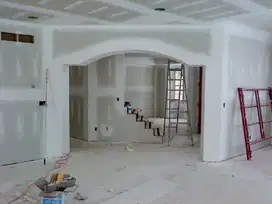 Partisi Sekat Dinding Gypsum  1 & 2 Sisi ( Adil Jaya Bersama )