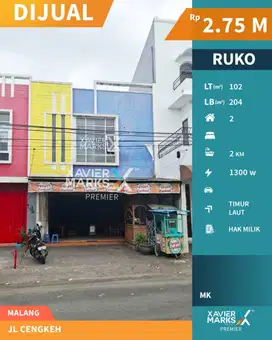 Dijual Cepat Ruko Strategis di Jl Cengkeh Cocok Untuk Segala Usaha