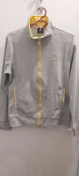 Jaket tracktop smex pink strip kuning all size teen/ladies