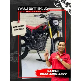 Odo 9rb Istimewa!!Honda Crf 150L 2024 Black Plat Jatim Mulus-Mustika