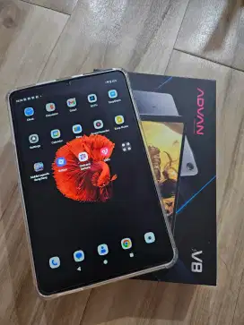 Tab advan V8 8/128 fisik mulus nominus(fullset ori)NETT,COD PLUIT