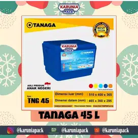 Coolbox / Cooler Box / Box Pendingin Tanaga 45 Liter (ICE/IKAN/DAGING)