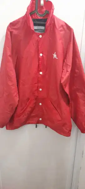 Jaket jogging water proof 2 layer parasut harmonic loop