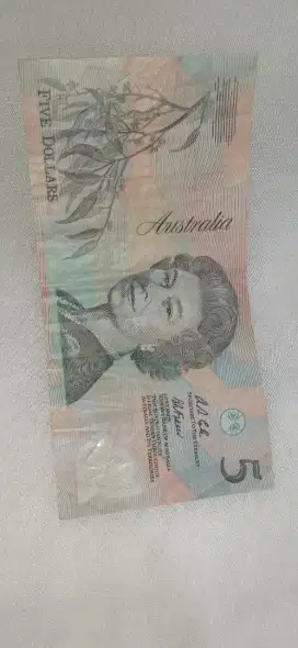 Uang 5 Australian Dolar th 1992
