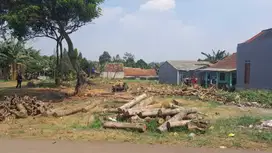 dekat kawasan Industri Gn&gt;Sindur Kavling siap bangun bisa Cicil 12X