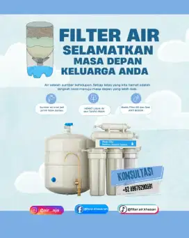 Jual Filter Air Alami Amanah Bersih dan KUALITASAL HEMAT