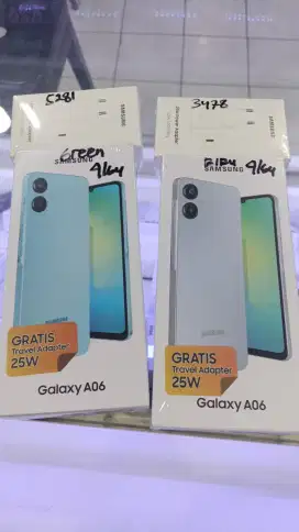 SAMSUNG A06 RAM 4+4/128 PALINGMURAH BISA COD FREE ONGKIR