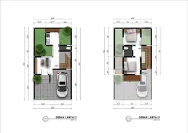 Rumah 2 Lantai 2KT/2KM Strartgis Dekat UIN Bandung,Kec.Cibiru, Bandung