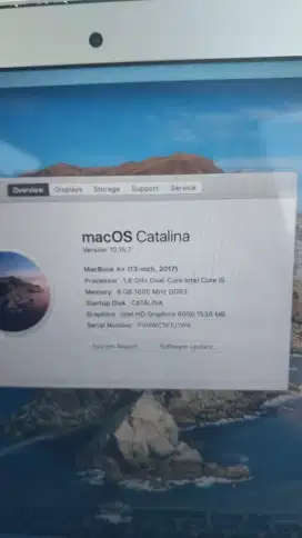 Macbook air 2017 ram 8