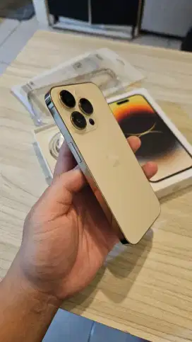 iPhone 14 Pro 128Gb GOLD Resmi Terawat