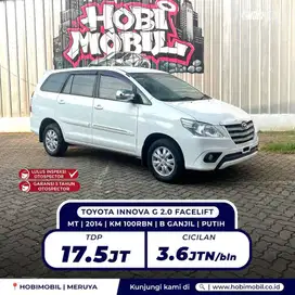 Toyota Innova G 2.0 MT 2014