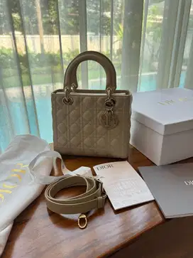 Preloved Lady Dior Medium Corda GHW - 100% Authentic, Like New