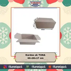 Kardus/ Karton Polos TUNA Ukuran 40×26×17cm