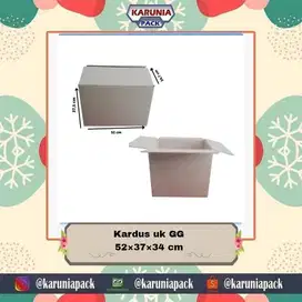 Kardus/ Karton Polos GG Ukuran 52×37×34 cm