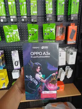 Oppo A3x ram 6/128gb garansi resmi 1 tahun, di bantu pindah data