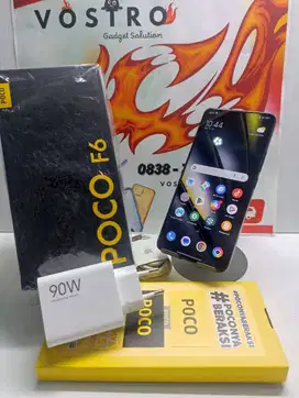 Bergaransi !! Xiaomi Poco F6 ram 8/256 gb Black Mulus 99% Bergaransi !