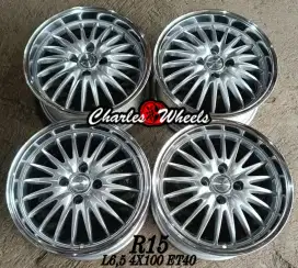 Jual velg civic r15 4x100 agya brio sigra datsun dll