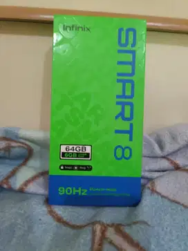 INFINIX SMART 8 RAM 6/64 GB NEW SEGELAN KAYAK DI FOTO