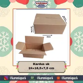 Kardus/ Karton Polos Uk 24×16,5×7,5 cm
