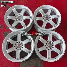 Jual velg hsr r16 5x100 5x114,3 new avanza sienta altis ertiga dll